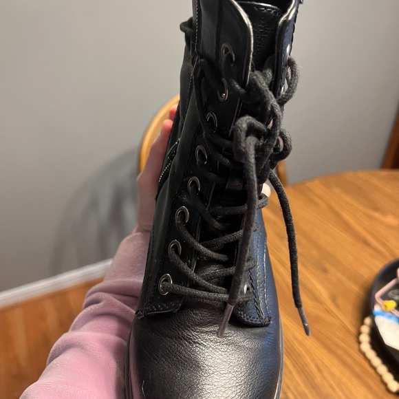Black combat boots - Picture 5 of 5
